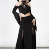 Killstar Hellverina Split Maxi Skirt 1 Killstar Hellverina Split Maxi Skirt