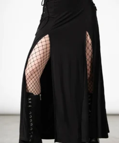 Killstar Hellverina Split Maxi Skirt