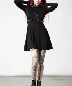 Killstar Helter Long Sleeve Dress Ladies 7 Killstar Helter Long Sleeve Dress Ladies