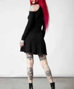 Killstar Helter Long Sleeve Dress Ladies 9 Killstar Helter Long Sleeve Dress Ladies