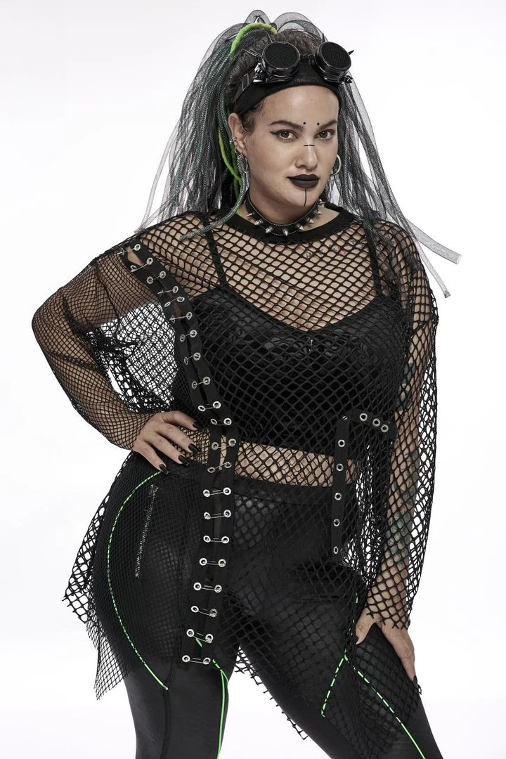 New Arrivals Punk Rave Harlow Mesh Top 3 New Arrivals Punk Rave Harlow Mesh Top