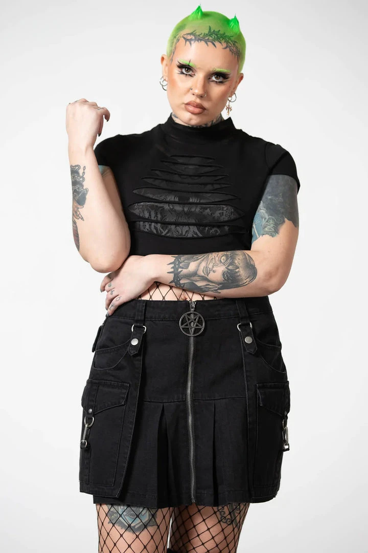Killstar Hettie Slashed Crop Top 5 Killstar Hettie Slashed Crop Top