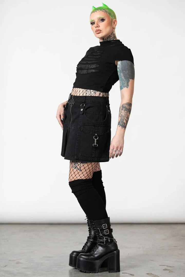 Killstar Hettie Slashed Crop Top 7 Killstar Hettie Slashed Crop Top