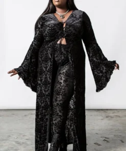 Ladies Killstar Inferno Velvet Duster