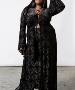 Ladies Killstar Inferno Velvet Duster