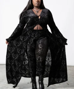 Ladies Killstar Inferno Velvet Duster
