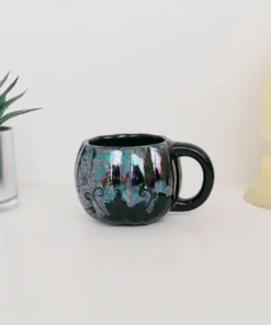 New Arrivals Weird & Wonderful Ceramics Oil Slick Pumpkin Mug