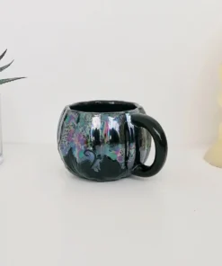 New Arrivals Weird & Wonderful Ceramics Oil Slick Pumpkin Mug