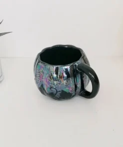 New Arrivals Weird & Wonderful Ceramics Oil Slick Pumpkin Mug