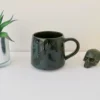 New Arrivals Weird & Wonderful Ceramics Matte Black Bat Stumpy Mug 1 New Arrivals Weird & Wonderful Ceramics Matte Black Bat Stumpy Mug