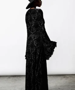 Ladies Killstar Inferno Velvet Duster