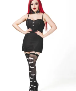 Ladies Necessary Evil Iris Mini Suspender Dress