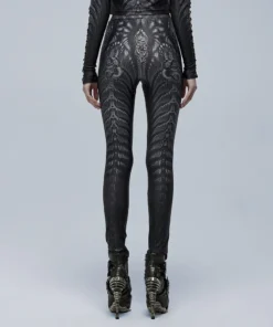 Punk Rave Inclementia Leggings Black / Gray 11 Punk Rave Inclementia Leggings Black / Gray