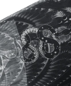 Ladies Punk Rave Inclementia Leggings Black / White