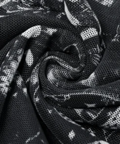 Ladies Punk Rave Inclementia Leggings Black / White