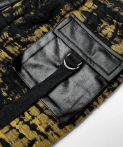 Punk Rave Xenobia Ragged Leggings Yellow / Black Ladies 16 Punk Rave Xenobia Ragged Leggings Yellow / Black Ladies