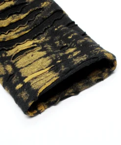 Punk Rave Xenobia Ragged Leggings Yellow / Black Ladies 17 Punk Rave Xenobia Ragged Leggings Yellow / Black Ladies