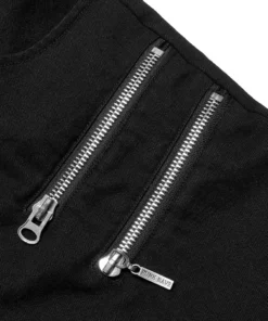 Punk Rave Jett Black Trousers Ladies