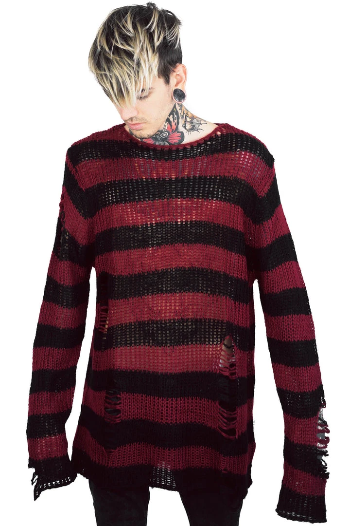 Killstar Krueger Knit Sweater Ladies 4 Killstar Krueger Knit Sweater Ladies