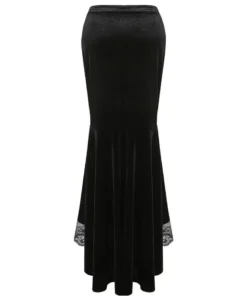 Dark In Love Cordelia Velvet Skirt Ladies