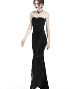 Dark In Love Cordelia Velvet Skirt Ladies