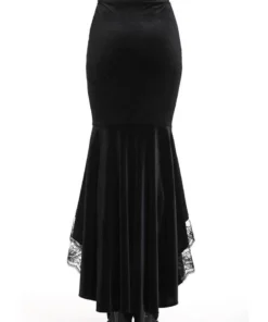 Dark In Love Cordelia Velvet Skirt Ladies