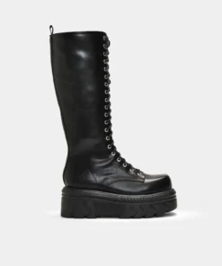 Koi Footwear Ladies Koi Alaric Lace Up Long Stomper Boot