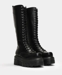 Koi Footwear Ladies Koi Alaric Lace Up Long Stomper Boot