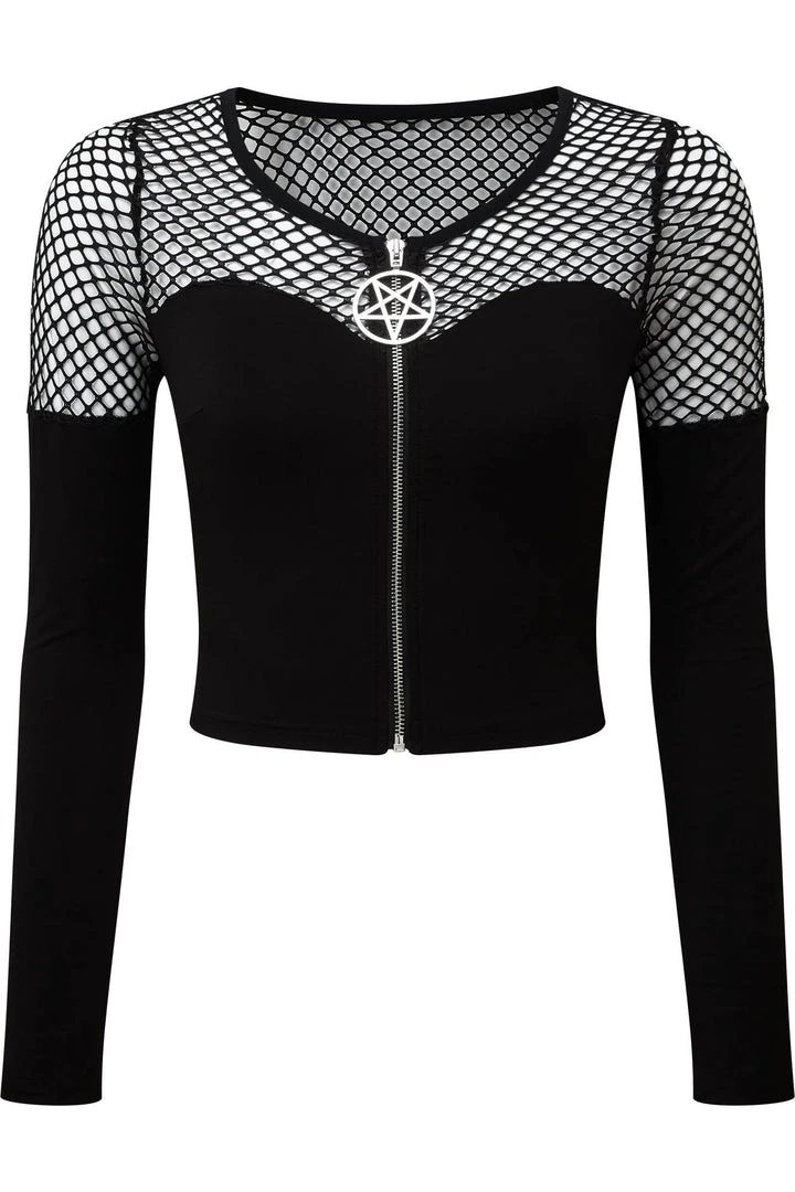 Ladies Killstar Dee Mony Long Sleeve Top 4 Ladies Killstar Dee Mony Long Sleeve Top