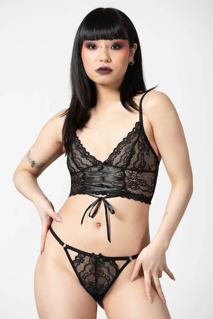 Ladies Killstar Lovella Lace Bralet 4 Ladies Killstar Lovella Lace Bralet
