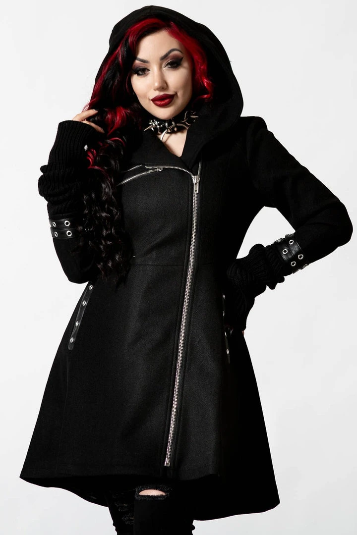 Killstar Lucretia Coat Ladies 5 Killstar Lucretia Coat Ladies