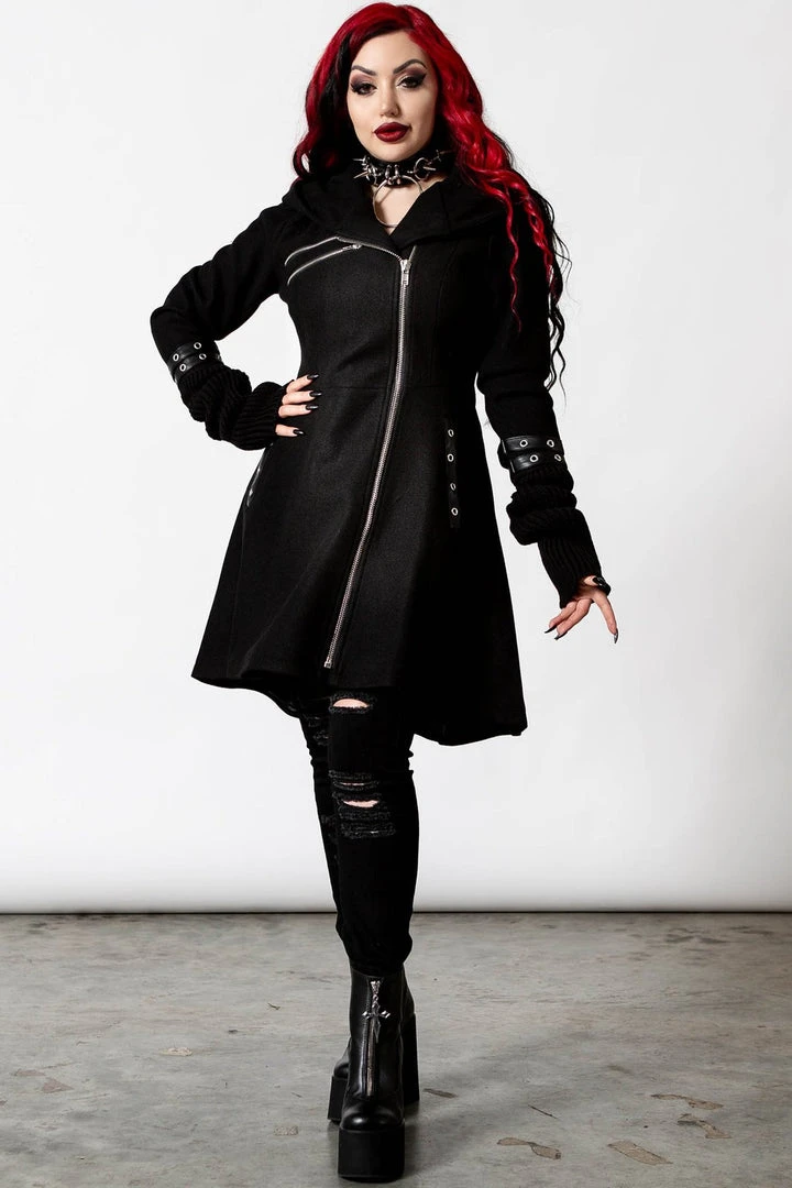 Killstar Lucretia Coat Ladies 6 Killstar Lucretia Coat Ladies