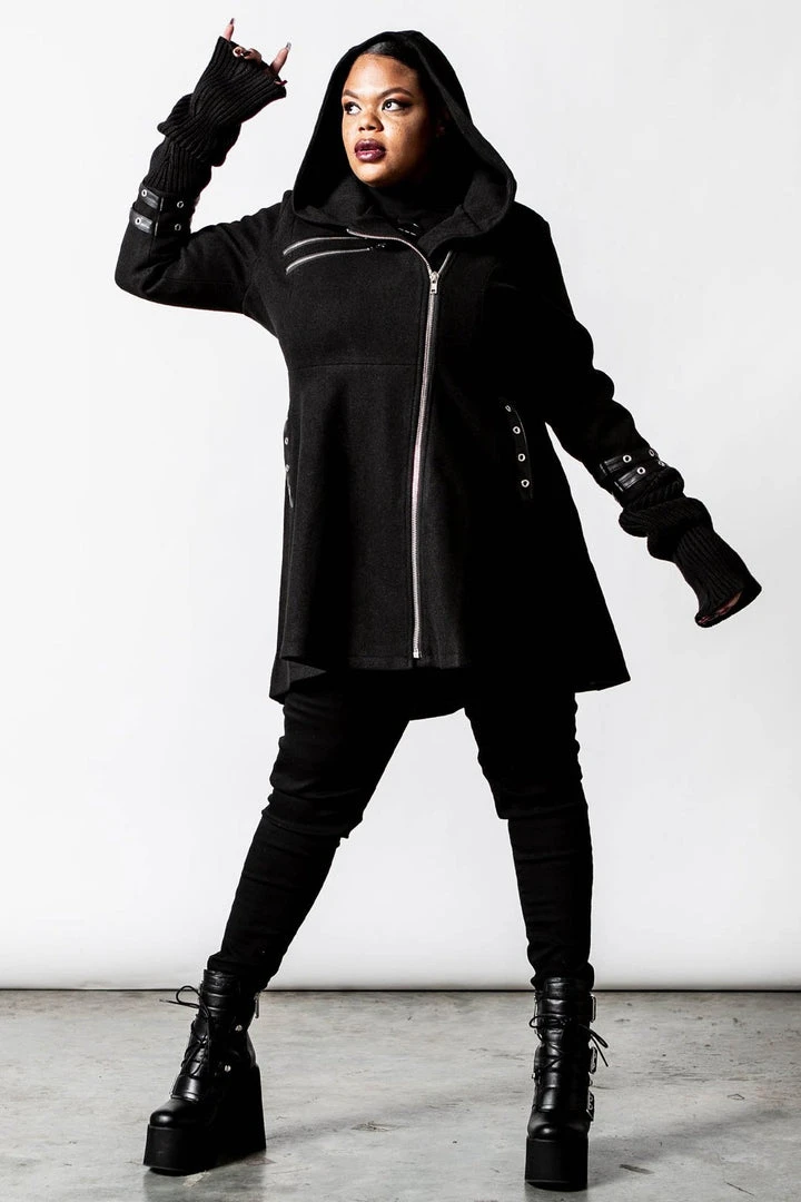Killstar Lucretia Coat Ladies 8 Killstar Lucretia Coat Ladies
