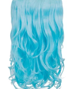 Gothic Attitude New Arrivals Lagoon Blue Curly 20" Weft Hair Extensions
