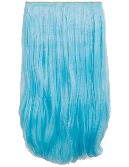 Gothic Attitude Lagoon Blue Straight 24" Weft Hair Extensions 3 Gothic Attitude Lagoon Blue Straight 24" Weft Hair Extensions