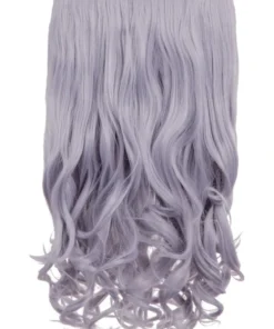 Gothic Attitude Lavender Grey Curly 20" Weft Hair Extensions New Arrivals