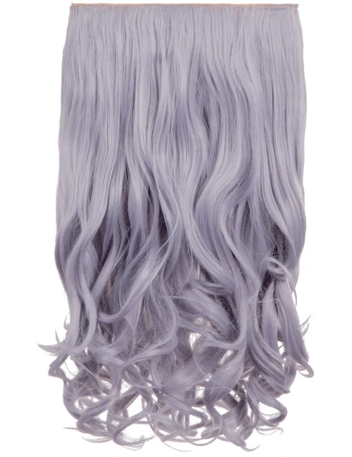 Gothic Attitude Lavender Grey Curly 20" Weft Hair Extensions New Arrivals 3 Gothic Attitude Lavender Grey Curly 20" Weft Hair Extensions New Arrivals