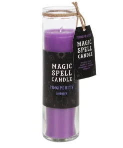 Gothic Gifts Lavender 'Prosperity' Spell Tube Candle