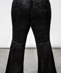 Ladies Killstar Magick Mourning Velvet Flares 16 Ladies Killstar Magick Mourning Velvet Flares