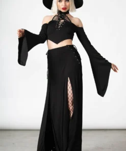 Ladies Killstar Maidenhead Cold Shoulder Top