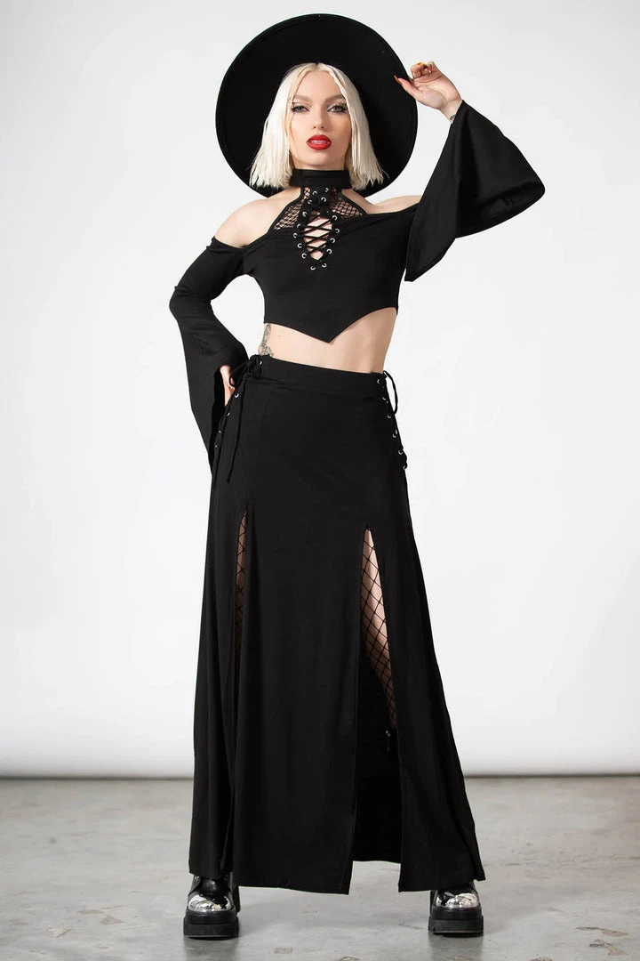 Ladies Killstar Maidenhead Cold Shoulder Top 5 Ladies Killstar Maidenhead Cold Shoulder Top