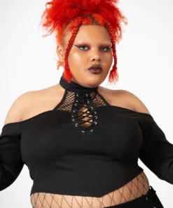 Ladies Killstar Maidenhead Cold Shoulder Top 20 Ladies Killstar Maidenhead Cold Shoulder Top