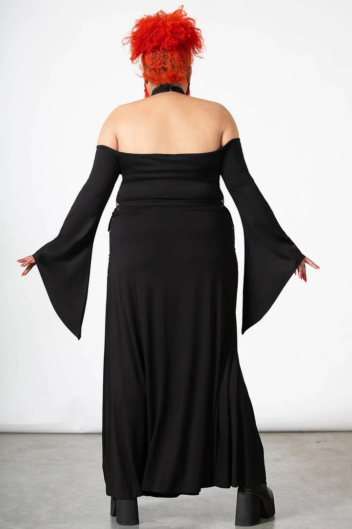 Ladies Killstar Maidenhead Cold Shoulder Top 12 Ladies Killstar Maidenhead Cold Shoulder Top