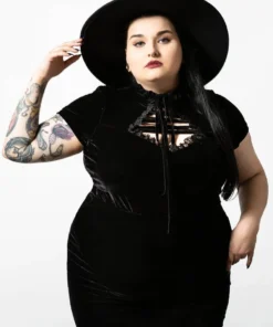 Killstar Malady Lace-Up Top Black Ladies 9 Killstar Malady Lace-Up Top Black Ladies