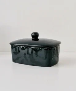 Weird & Wonderful Ceramics Matte Black Bat Butter Bowl New Arrivals