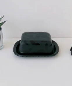 Weird & Wonderful Ceramics Matte Black Bat Butter Dish 8 Weird & Wonderful Ceramics Matte Black Bat Butter Dish