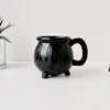 Weird & Wonderful Ceramics Matte Black Bat Cauldron Mug New Arrivals