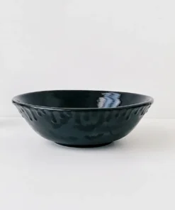 New Arrivals Weird & Wonderful Ceramics Matte Black Bat Pasta Bowl