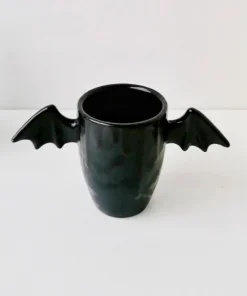 Weird & Wonderful Ceramics Matte Black Bat Wing Mug New Arrivals