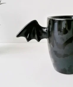 Weird & Wonderful Ceramics Matte Black Bat Wing Mug New Arrivals